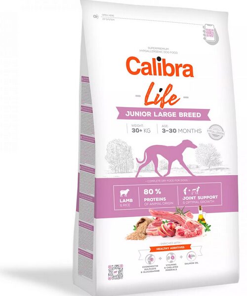 Calibra Dog Life Junior Large Breed Lamb 12kg