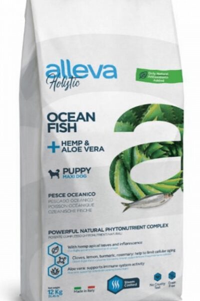 Alleva HOLISTIC dog puppy & junior mini fish 12kg