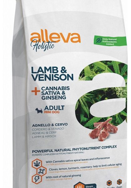 Alleva HOLISTIC dog adult mini lamb & venison 12kg