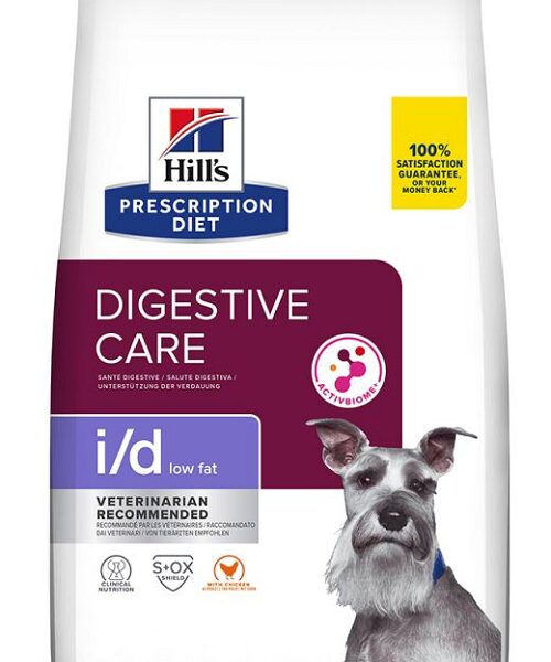 HILLS PD Canine i/d Low Fat Dry granule pre psy 12kg