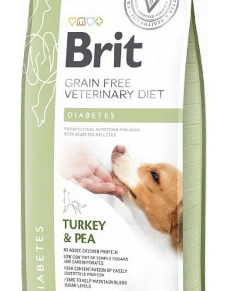 Brit Veterinary Diets GF dog Diabetes granule pre psy 12kg