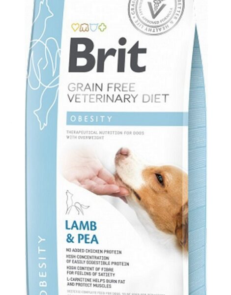 Brit Veterinary Diets GF dog Obesity granule pre psy 12kg