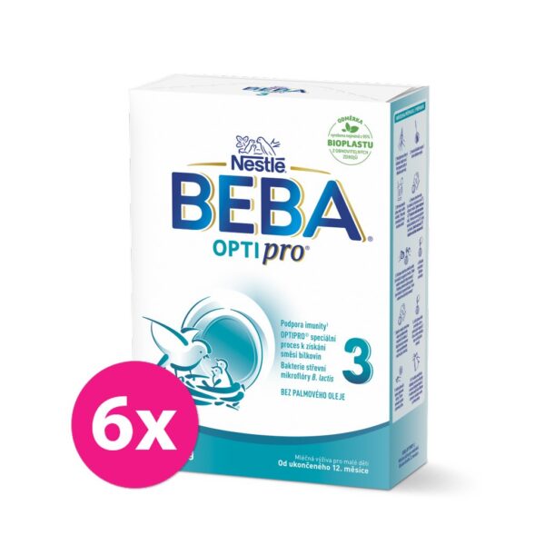 6x BEBA OPTIPRO® 3 Mlieko batoľacie