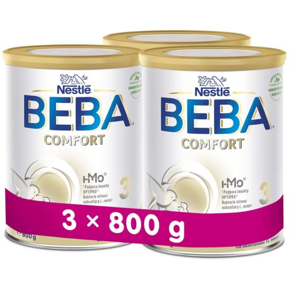 3x BEBA COMFORT HM-O 3 Mlieko batoľacie