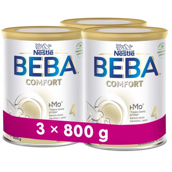 3x BEBA COMFORT HM-O 4 Mlieko batoľacie