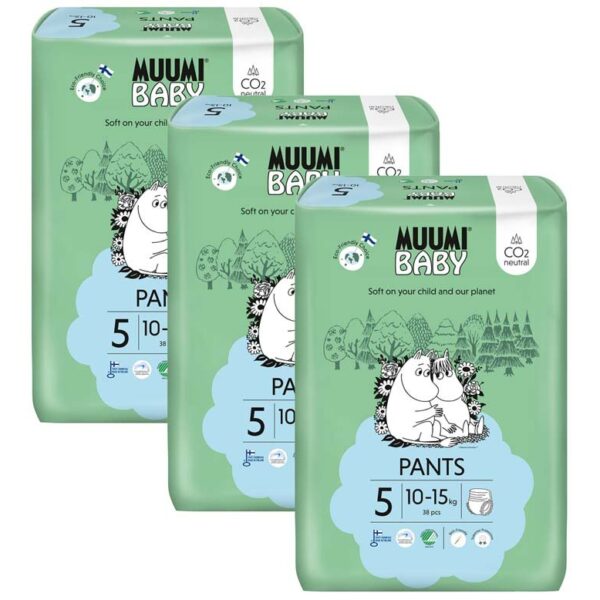 MUUMI Baby Pants 5 Maxi+ 10-15 kg (114 ks)