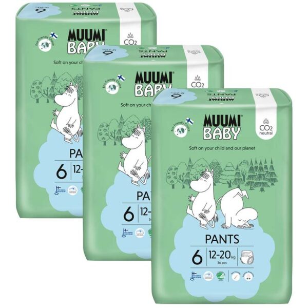 MUUMI Baby Pants 6 Junior 12-20 kg (108 ks)