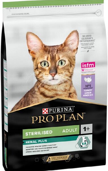 Proplan MO Cat Sterilised Renal morka granule pre kastrované mačky 10kg