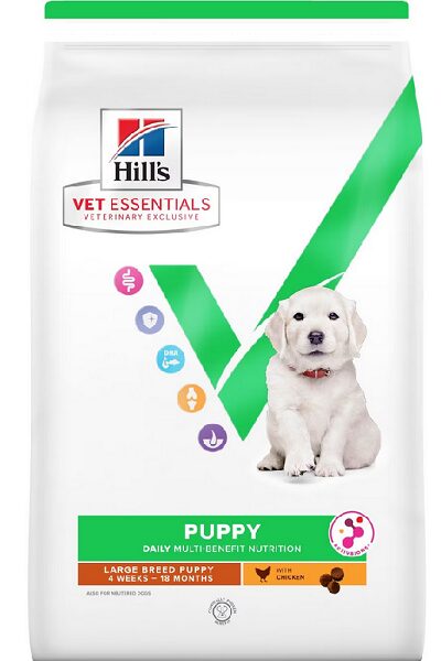 HILLS VE Canine Multi Benefit Puppy Large Breed Chicken granule pre šteňatá 14kg