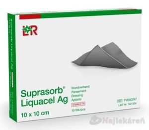 Suprasorb Liquacel Ag Krytie na rany s antimikrobiálnym striebrom