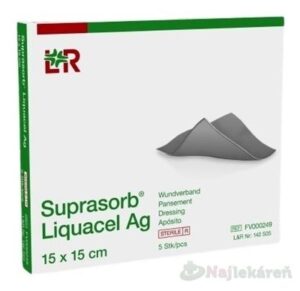 Suprasorb Liquacel Ag Krytie na rany s antimikrobiálnym striebrom