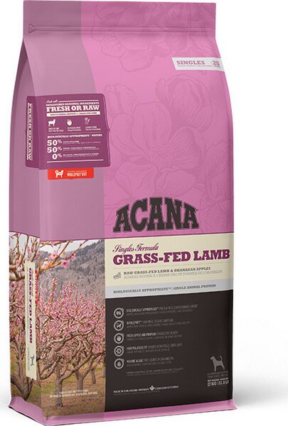 ACANA Singles Grass-Fed Lamb granule pre dospelých psov 17kg