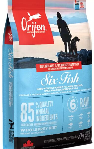 ORIJEN Dog 6 Fish Dry granule pre psy 11