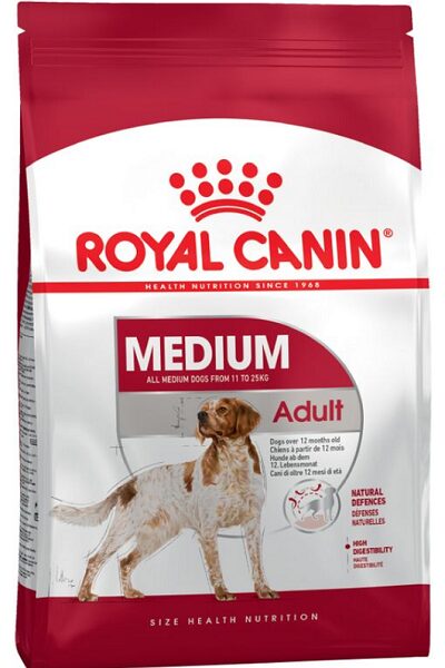 Royal Canin SHN MEDIUM ADULT granule pre psy 15kg