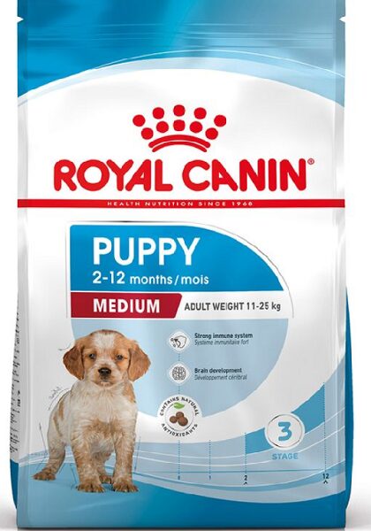 Royal Canin SHN MEDIUM PUPPY granule pre šteňatá psov stredných plemien 15kg