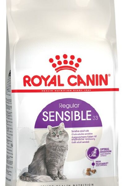 Royal Canin FHN SENSIBLE33 granule pre dospelé prieberčivé mačky s citlivým trávením 10kg