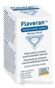 Flaveran roztok hyaluronátu sodného na močové cesty 50 ml