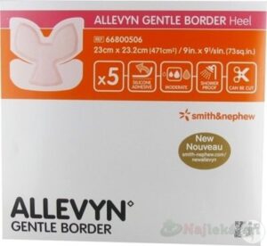 ALLEVYN Gentle Border Heel Krytie na rany 23x23