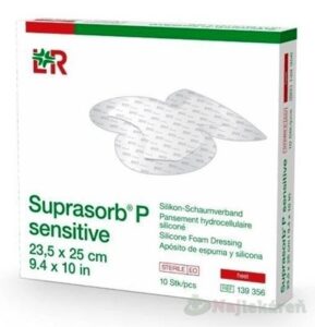 SUPRASORB P SENSITIVE silikónový penový obväz (23